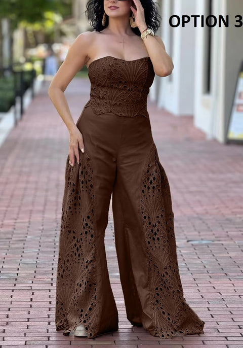 New Fashion Lace Bandeau Matching Set CODE: KAR5096