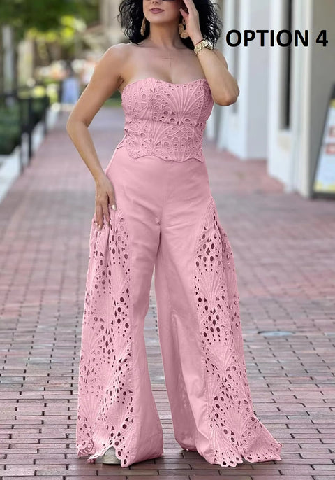 New Fashion Lace Bandeau Matching Set CODE: KAR5096