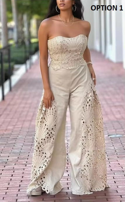 New Fashion Lace Bandeau Matching Set CODE: KAR5096