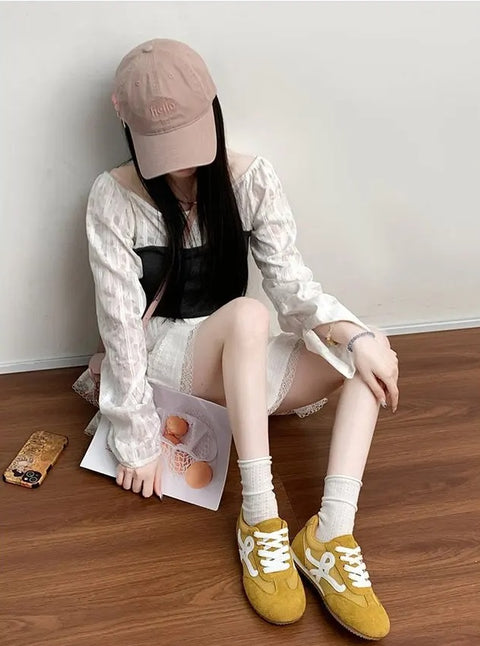 New Fashion Comfortable and Breathable Lace-Up Sports Sneakers CODE: KAR5103