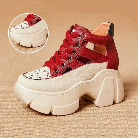 New Thick Sole Roses Casual Leisure Round Toe Sneakers CODE: KAR5106
