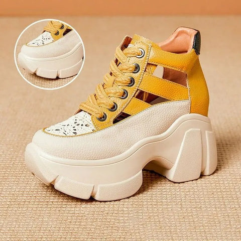 New Thick Sole Roses Casual Leisure Round Toe Sneakers CODE: KAR5106