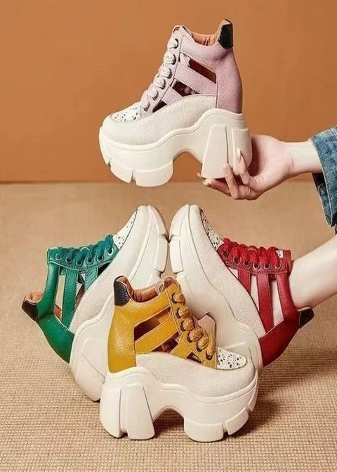 New Thick Sole Roses Casual Leisure Round Toe Sneakers CODE: KAR5106