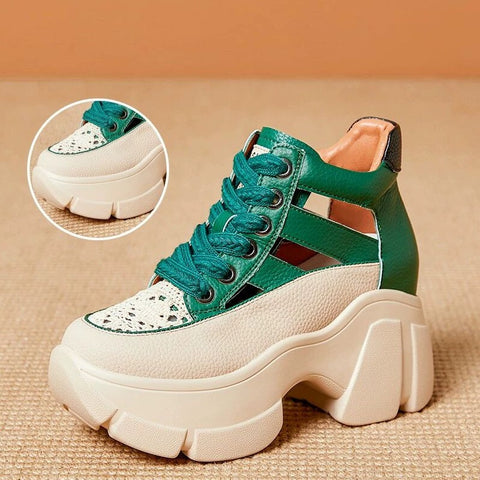 New Thick Sole Roses Casual Leisure Round Toe Sneakers CODE: KAR5106
