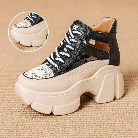 New Thick Sole Roses Casual Leisure Round Toe Sneakers CODE: KAR5106
