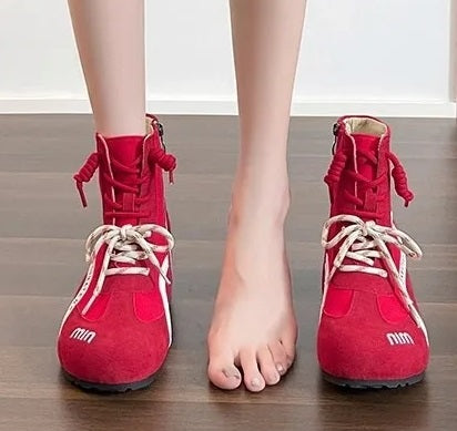 New Comfortable Anti Slip Zipper Round Toe Casual Shoe CODE: KAR5113