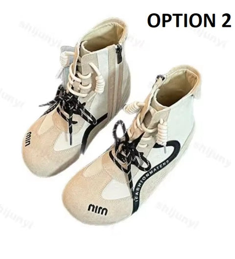 New Comfortable Anti Slip Zipper Round Toe Casual Shoe CODE: KAR5113