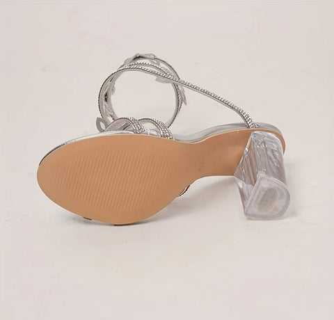 New Embellished Butterfly Detail Thin High Heels CODE: KAR5117
