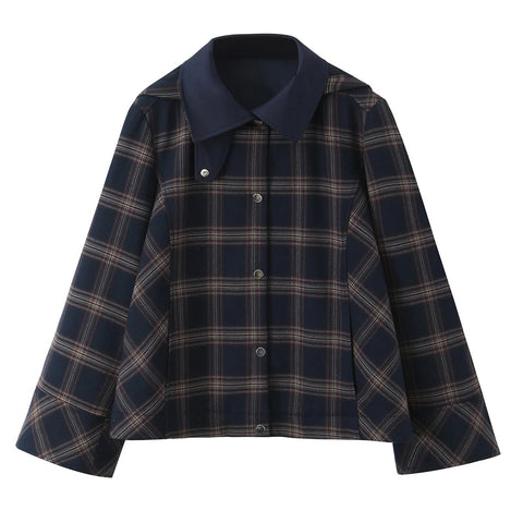 New Single-Breasted Long Sleeves Pockets Hooded Jacket Button Two Piece Set CODE: KAR5120
