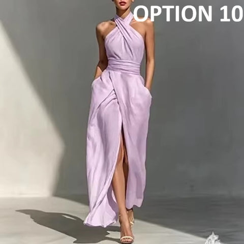 New Front Split Off Shoulder Long Maxi Dress CODE: KAR5124