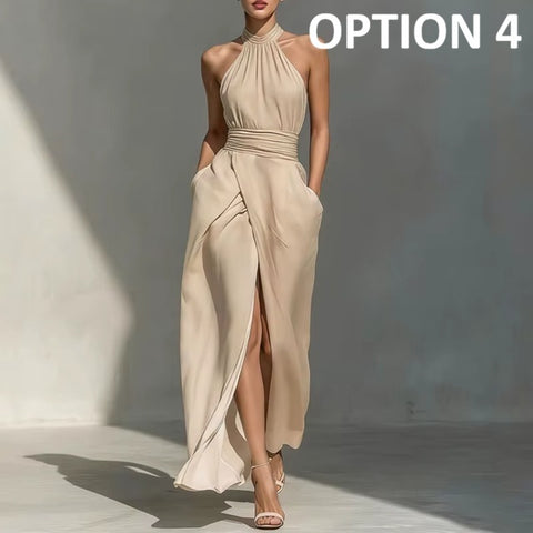 New Front Split Off Shoulder Long Maxi Dress CODE: KAR5124