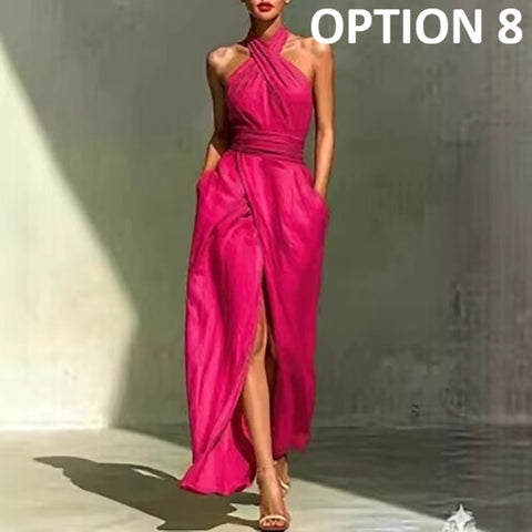 New Front Split Off Shoulder Long Maxi Dress CODE: KAR5124