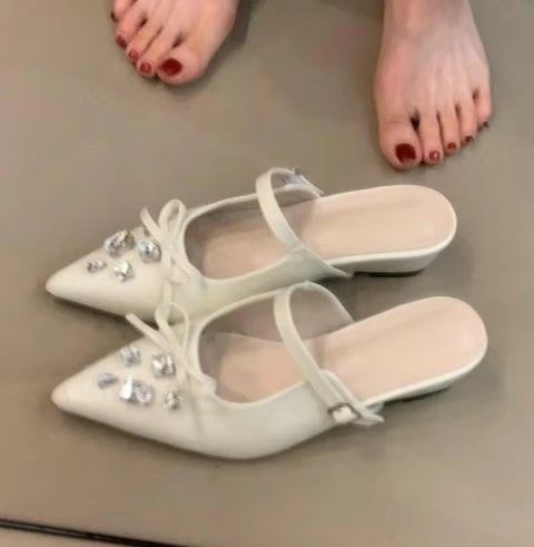 New Butterfly-Knot Casual Slides Retro Slip-on Slippers CODE: KAR5134