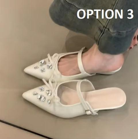 New Butterfly-Knot Casual Slides Retro Slip-on Slippers CODE: KAR5134