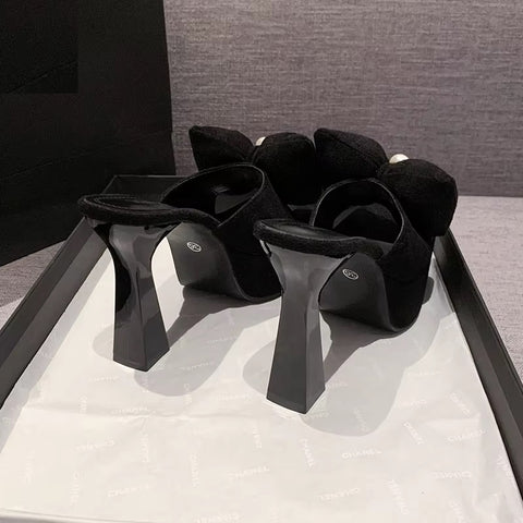 New Square Toe Pearl Platform High Heels CODE: KAR5137