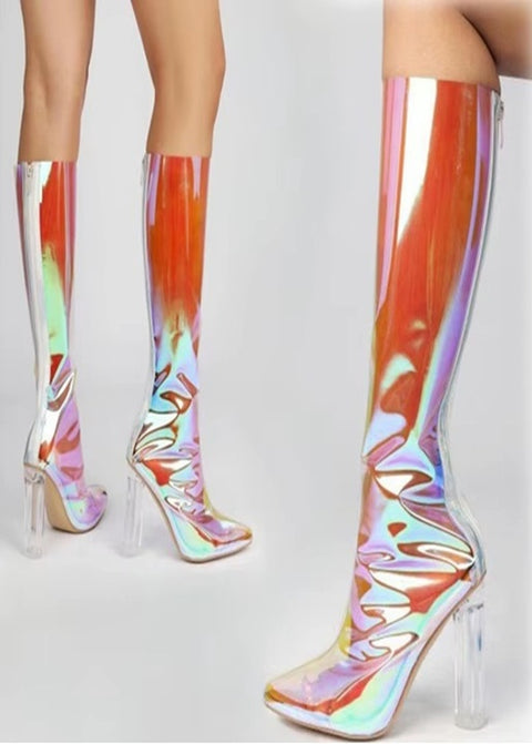 New Sexy Pointed High-heel Knee High Boots CODE: KAR5138