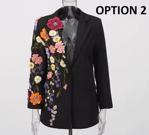 New Design Fashion 2D Flower Versatile Jacket CODE: KAR5148