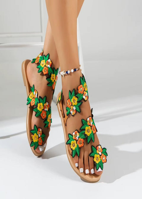 New Flower Butterfly Flat Slipper CODE: KAR5151