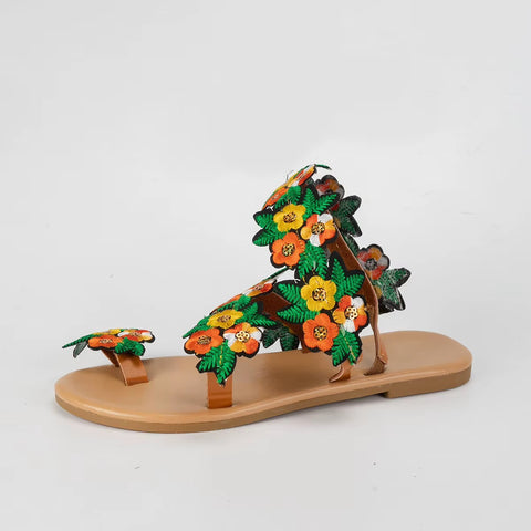 New Flower Butterfly Flat Slipper CODE: KAR5151