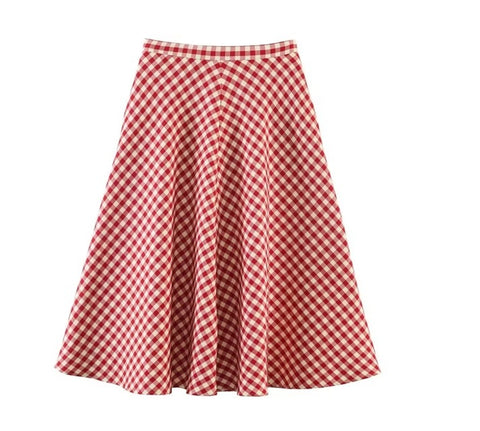 New High Waist Flared Hem Casual Skirt CODE: KAR5155