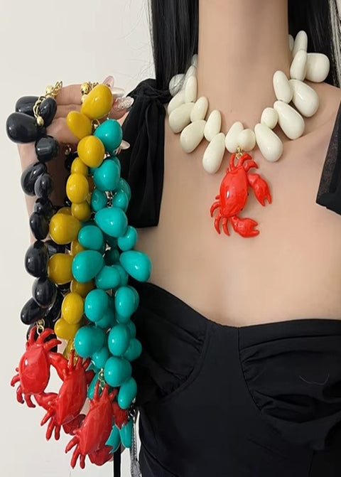 New Advanced Water Drop Beaded Pendant Necklace CODE: KAR5161