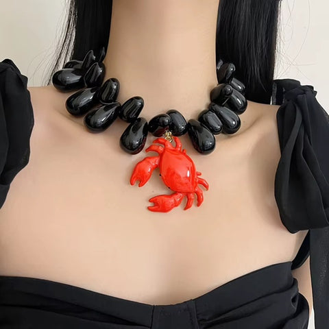 New Advanced Water Drop Beaded Pendant Necklace CODE: KAR5161