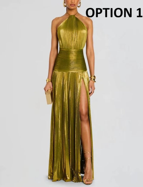 New Sexy Off Shoulder Halter Neck Party Dress CODE: KAR5164