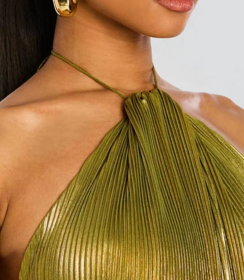 New Sexy Off Shoulder Halter Neck Party Dress CODE: KAR5164