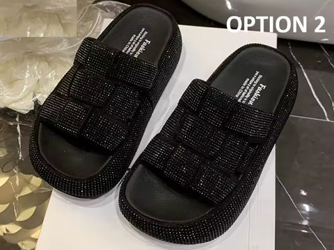 New Thick-soled Open-toe Comfortable Anti-slip Slippers CODE: KAR5177
