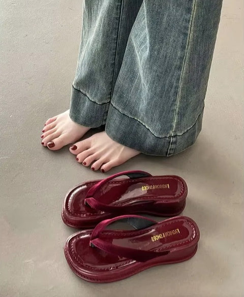 New Fashion Elegant Thick Bottom Flip Flop Slippers CODE: KAR5184
