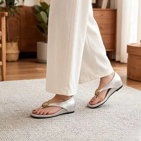 New Open Toe Slides Casual Outerwear Flats CODE: KAR5193