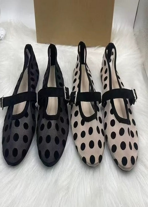 New Polka Dot Ballet Flat Shoes CODE: KAR5195