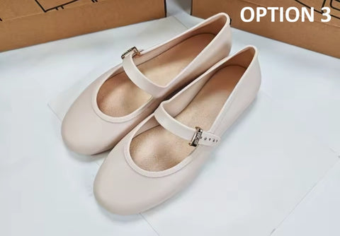New Round Head Flat Bottom Casual Shoes CODE: KAR5206
