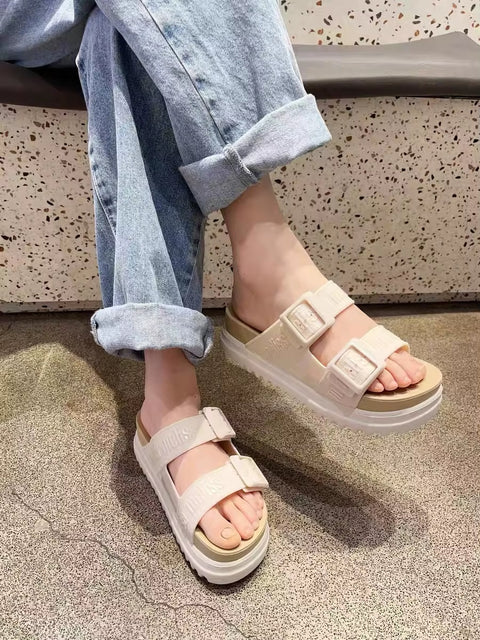 New Fashion Crok Buckle Flat Slippers CODE: KAR5207