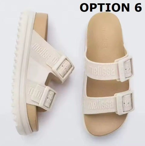 New Fashion Crok Buckle Flat Slippers CODE: KAR5207