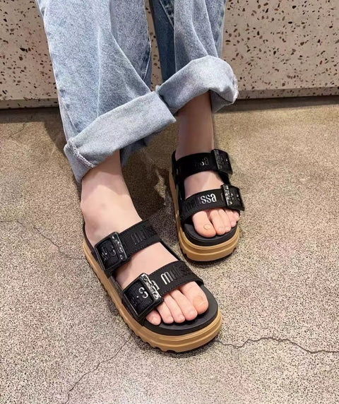 New Fashion Suede Flats Classic Cork Slippers CODE: KAR5208