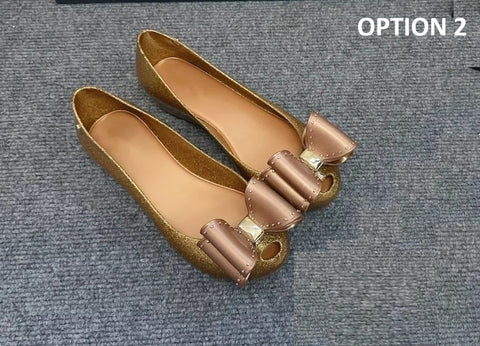 New Fish Mouth Big Bow Lightweight Beach Shoes CODE: KAR5209
