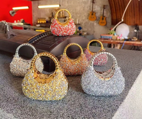 New Luxury Designer Wedding Acrylic Shiny Clutch Purse CODE: KAR5212