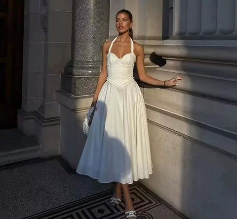 New Long Neck Backless Sexy Evening Long Dress CODE: KAR5224
