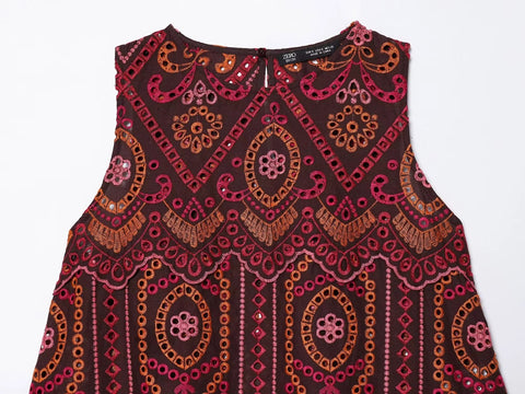 New Sexy Fashion Printed Sleeveless Casual 2 Piece Set CODE: KAR5225