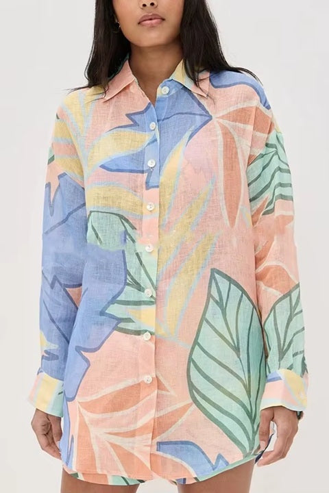 New Elegant Casual Long Sleeve Button 2pcs Set CODE: KAR5226