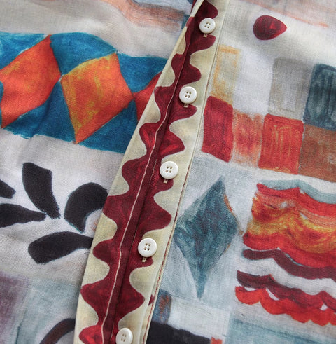 New Bohemian Abstract Art Print 2 Piece Set CODE: KAR5229