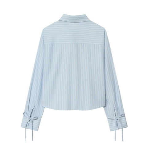 New Poplin Shirt with Bow CODE: KAR5240