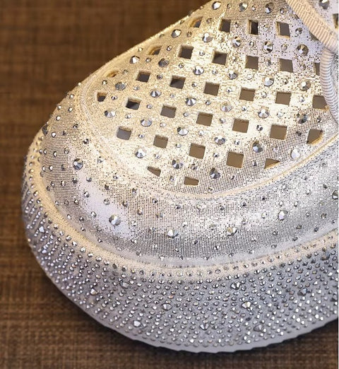 New Summer Style, With Magic Tape, Slip-On, With Diamonds Thick Platform CODE: KAR5270