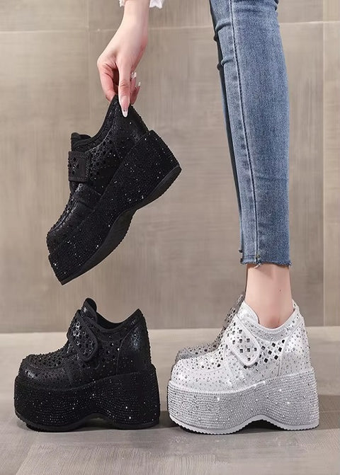 New Summer Style, With Magic Tape, Slip-On, With Diamonds Thick Platform CODE: KAR5270