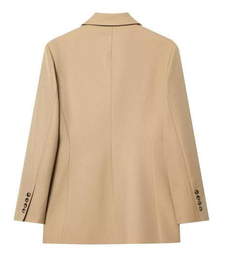 New Casual Double Breasted Long Sleeve Loose 2 Piece Set CODE: KAR5275