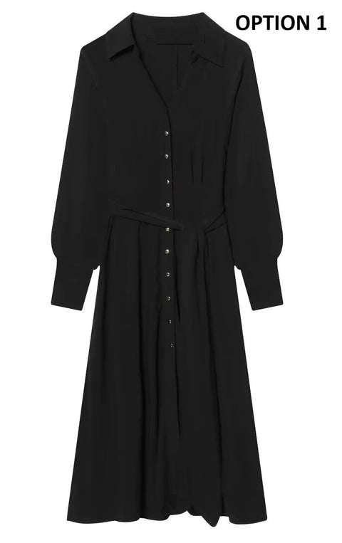 New Fashion Long Sleeve Casual Long Dress CODE: KAR5277