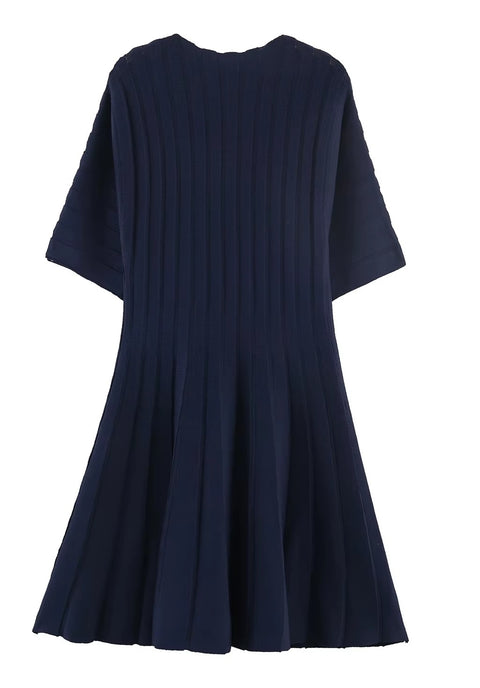 New round Neck Knitted Short Sleeve Casual Wear Dress CODE: KAR5288