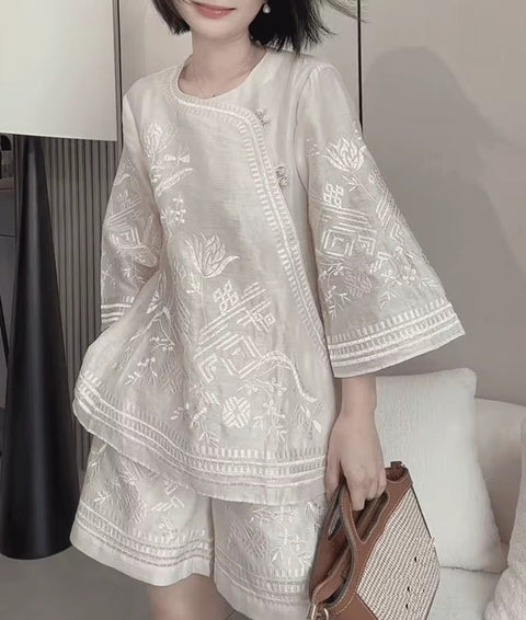 New Retro High end Casual Two Piece Set CODE: KAR5292