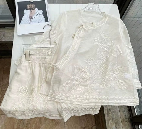 New Retro High end Casual Two Piece Set CODE: KAR5292
